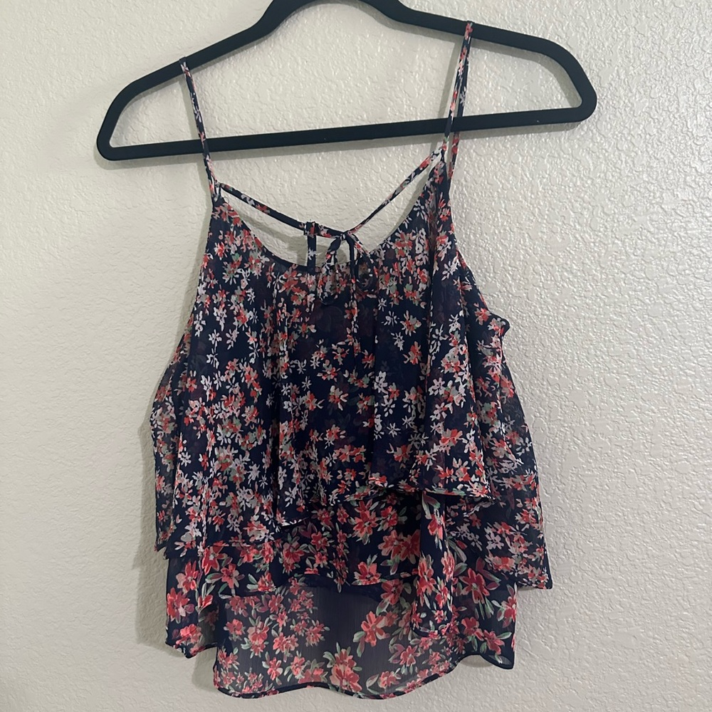 Express floral crop top